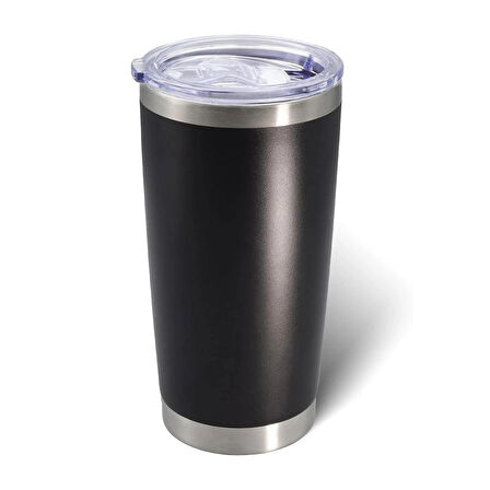 Forzacase Çift Katmanlı Paslanmaz Çelik Pipet Girişli 600ml Sıcak Soğuk Tutan Bardak Termos Mug - FC1142