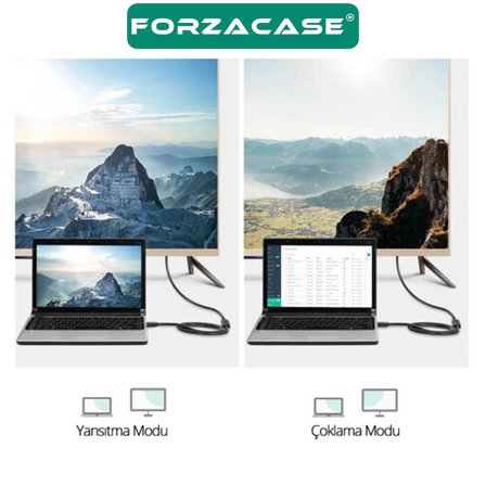 Forzacase HD 1080p TV PC Projeksiyon Uyumlu Hdmi Uzatma Kablosu Dişi Erkek 3 Metre - FC1189