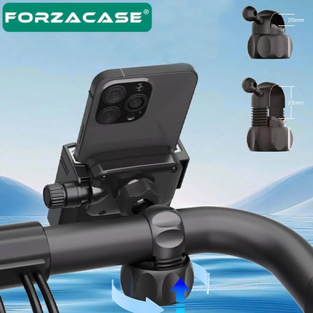Forzacase 4.7’’ - 6.7’’ Telefonlar ile uyumlu Bisiklet Motosiklet Gidon Montajlı Telefon Tutucu FC1200
