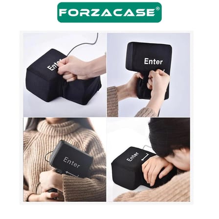Forzacase USB Büyük Enter Tuşu Yastık Eğlenceli Ofis Gadget Stres Azaltıcı Masaüstü Tuş - FC1205