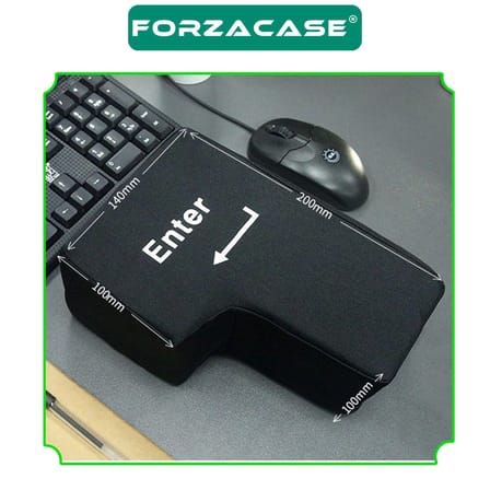 Forzacase USB Büyük Enter Tuşu Yastık Eğlenceli Ofis Gadget Stres Azaltıcı Masaüstü Tuş - FC1205