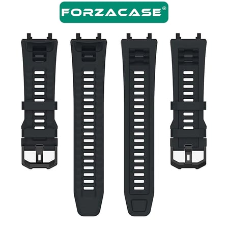 Forzacase Amazfit T-Rex 2 ile uyumlu Silikon Kordon Kayış - FC1211