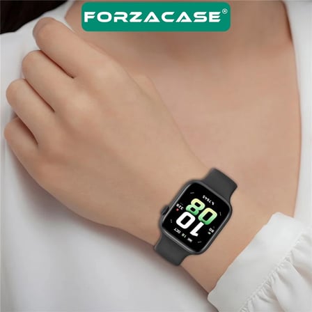 Forzacase Honor Watch 5 ile uyumlu Tokalı Silikon Kordon Kayış - FC1213
