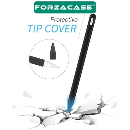 Forzacase Apple Pencil (2. nesil) ile uyumlu Manyetik Şarj Destekli İnce Ergonomik Kaymaz Koruyucu Kalem Kılıf - FC1232