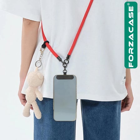 Forzacase 360 Döner Başlıklı Telefon İp Askılıklar için Kılıf İçi Telefon Zinciri Sabitleme Aparatı Askı Pedi - FC1238