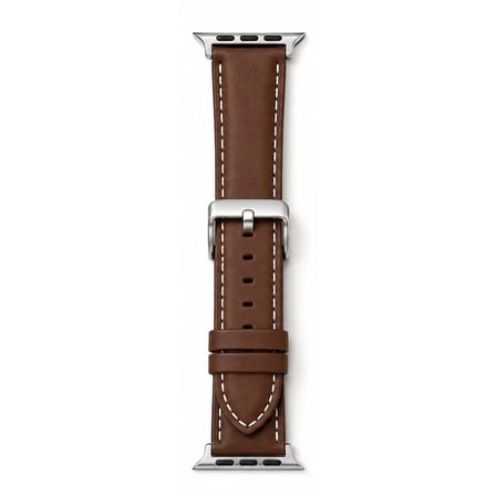 Forzacase Apple Watch 6 44mm ile uyumlu Suni Deri Kordon Kayış - FC1242