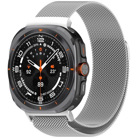Forzacase Samsung Galaxy Watch 7 Ultra 47mm ile uyumlu Metal Mıknatıslı Kordon Kayış - FC1247
