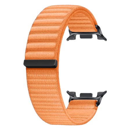 Forzacase Samsung Galaxy Watch 8 44mm ile uyumlu Cırtlı Hasır Örgü Kumaş Kordon Kayış - FC1248