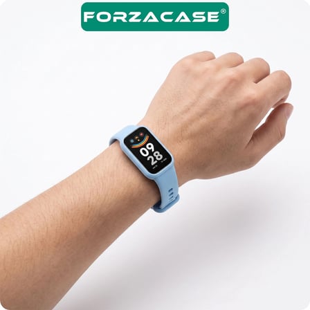 Forzacase Xiaomi Smart Band 9 Active ile uyumlu Silikon Kordon Kayış - FC1252