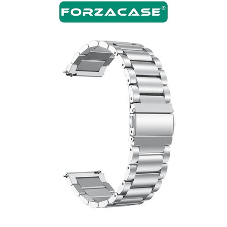 Forzacase Honor Watch 6 46mm ile uyumlu Paslanmaz Çelik Kordon Kayış - FC141