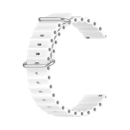 Forzacase Xiaomi Watch S5 46mm ile uyumlu Ocean Oluklu Silikon Kordon Kayış - FC143