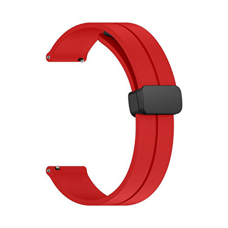 Forzacase Xiaomi Watch 2 ile uyumlu Manyetik Tokalı 22mm Silikon Kordon Kayış - FC144