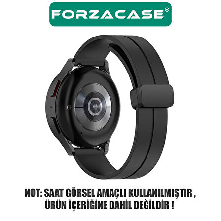 Forzacase Xiaomi Watch 2 ile uyumlu Manyetik Tokalı 22mm Silikon Kordon Kayış - FC144