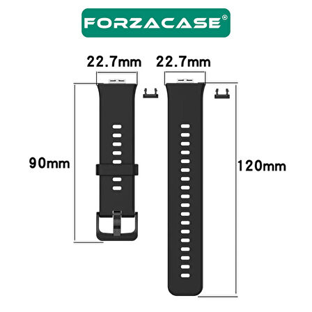 Forzacase Huawei Watch Fit 1 için Silikon Kordon Kayış - FC149