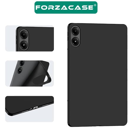 Forzacase Xiaomi Redmi Pad 2 Pro 12.1 Inch Tablet ile Uyumlu Silikon Kılıf Siyah - FC155