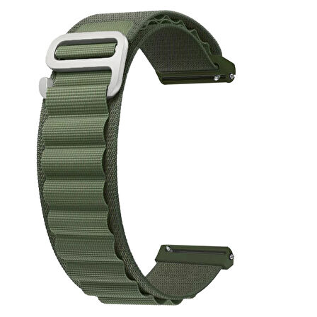 Forzacase Xiaomi Watch S4 / S4 Sport ile uyumlu Kancalı Kumaş Kordon Kayış - FC156
