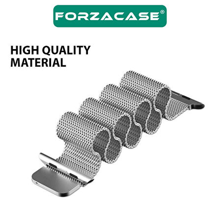Forzacase Apple Watch 11 42mm ile Uyumlu Metal Mıknatıslı Kordon Kayış - FC158