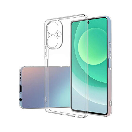 Forzacase Tecno Spark 9 Pro uyumlu Soft Slim Serisi Şeffaf Silikon Kılıf - FC194