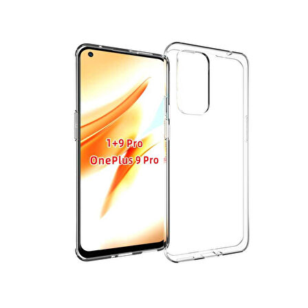 Forzacase OnePlus 9 Pro uyumlu Soft Slim Serisi Şeffaf Silikon Kılıf - FC194