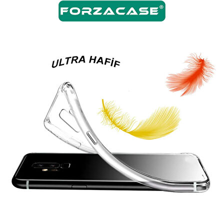 Forzacase Oppo Reno 5 Lite uyumlu Soft Slim Serisi Şeffaf Silikon Kılıf - FC194