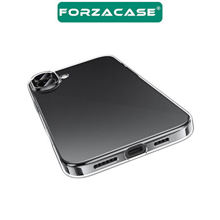 Forzacase iPhone 16 Plus uyumlu Soft Slim Serisi Şeffaf Silikon Kılıf - FC194