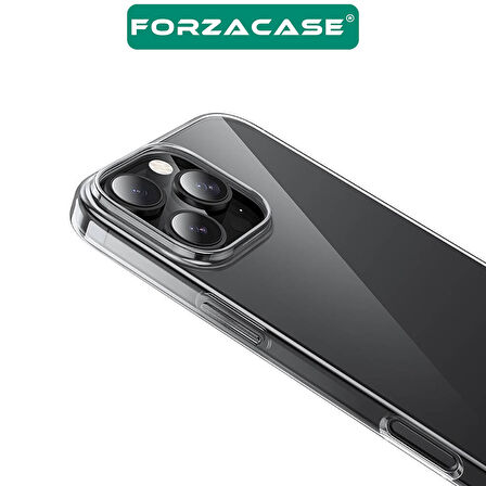 Forzacase iPhone 16 Pro uyumlu Soft Slim Serisi Şeffaf Silikon Kılıf - FC194
