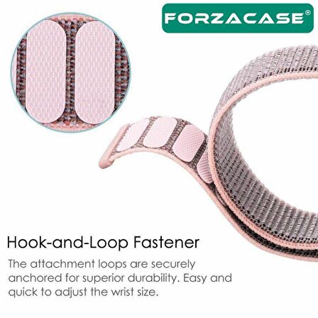 Forzacase Amazfit GTS 4 Mini için Esnek Hasır Örgü Kordon Kayış - FC140