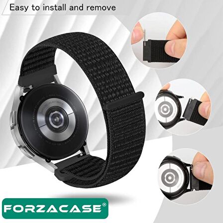 Forzacase Huawei Watch GT3 Pro 43mm için Esnek Hasır Örgü Kordon Kayış - FC140