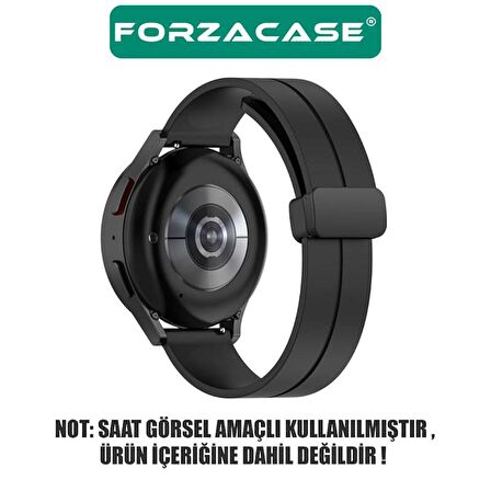 Forzacase Haylou Solar LS01 LS02 uyumlu Manyetik Tokalı Silikon Kordon Kayış - FC145