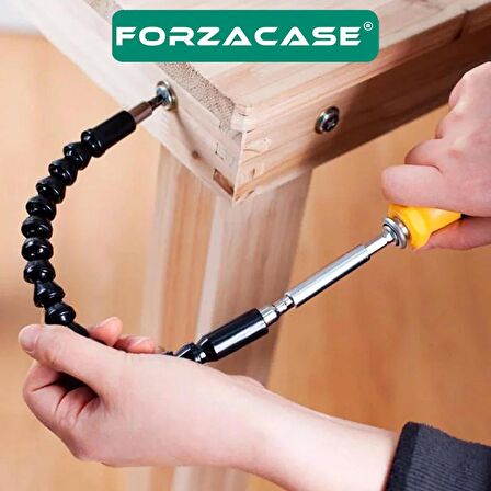 Forzacase Esnek Bükülebilir Spiral Tornavida Matkap Ucu Snake Bit - FC234