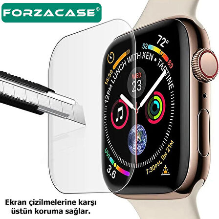 Forzacase Apple Watch 38 mm Saatler ile uyumlu Hydrogel Esnek Ekran Koruma Filmi 2 Adet - FC250