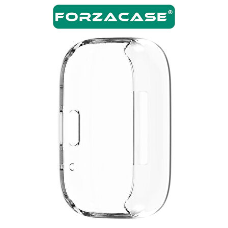 Forzacase Xiaomi Redmi Watch 3 Active ile uyumlu Önü Kapalı Ekran Korumalı Silikon Kılıf - FC256