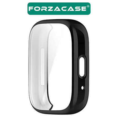 Forzacase Xiaomi Redmi Watch 3 Active ile uyumlu Önü Kapalı Ekran Korumalı Silikon Kılıf - FC256