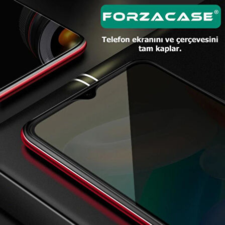 Forzacase iPhone 16 Plus için Privacy Hayalet Tam Kaplar Cam Ekran Koruyucu  - FC292