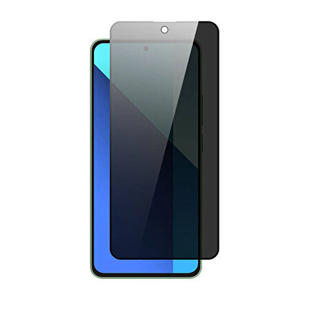 Forzacase Xiaomi Redmi Note 13 4G için Privacy Hayalet Tam Kaplar Cam Ekran Koruyucu - FC292