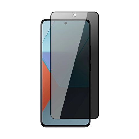 Forzacase Xiaomi Redmi Note 13 Pro 4G / 5G için Privacy Hayalet Cam Ekran Koruyucu - FC292