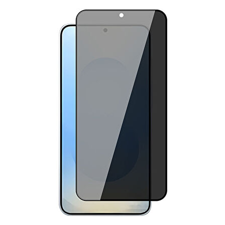 Forzacase Samsung Galaxy S25 Plus ile uyumlu Privacy Hayalet Ekran Koruyucu Seramik Film - FC292