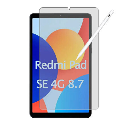 Forzacase Xiaomi Redmi Pad SE 8.7 Paper Like Kağıt Hissi Mat Ekran Koruyucu Nano Film - FC295