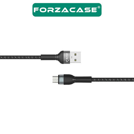 Forzacase Hydra Serisi Micro USB Örgülü Şarj ve Data Kablosu 2A 3 metre - FC313