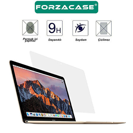 Forzacase Apple Macbook Pro 16.2 2023 A2780 2 Adet Ekran Koruyucu Film - FC337