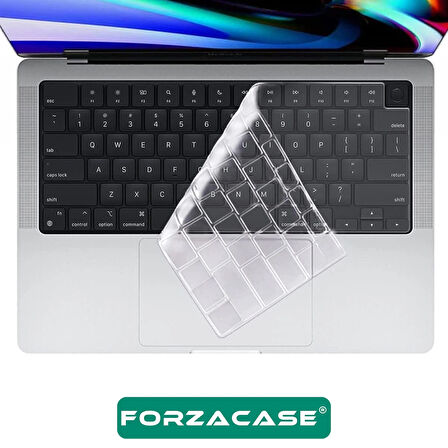 Forzacase Macbook Pro 13 A2289/A2251/A2338/A2141 uyumlu Silikon Klavye Koruması US / Amerikan - FC338