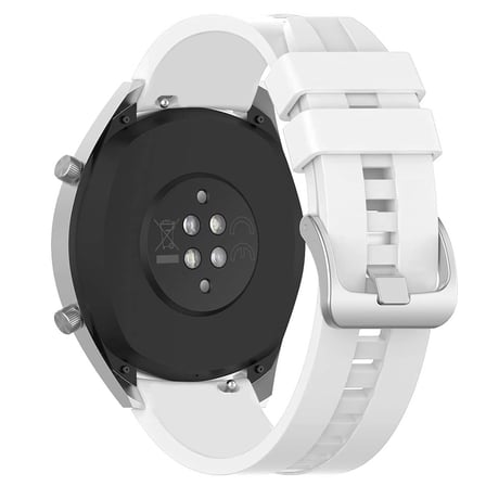 Forzacase Huawei Watch GT 7 Pro 46mm ile uyumlu Tokalı Çizgi Desen Silikon Kordon Kayış - FC369