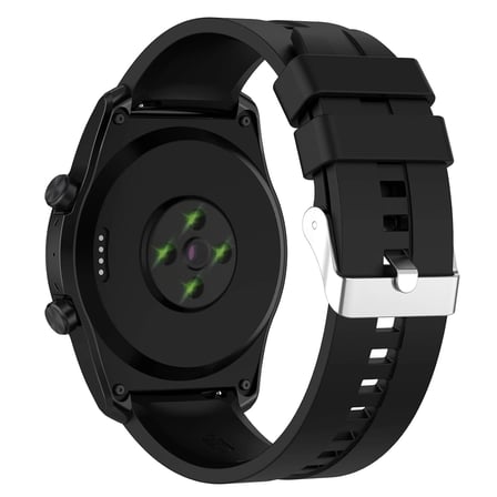 Forzacase Honor Watch GS 3 ile uyumlu Tokalı Çizgi Desen Silikon Kordon Kayış - FC369