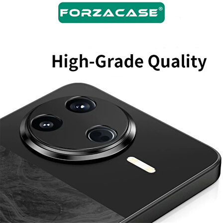 Forzacase Xiaomi Poco F7 Pro ile uyumlu Kamera Lens Koruma Halkası Siyah - FC377