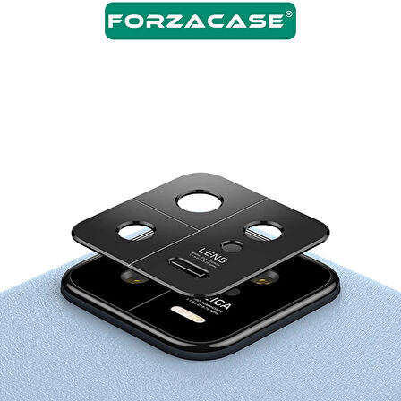 Forzacase Samsung Galaxy S24 FE ile uyumlu Kamera Lens Koruma Halkası Siyah - FC377