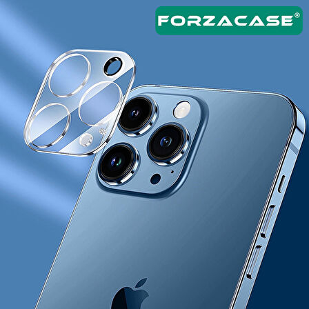 Forzacase iPhone 13 Pro Max ile uyumlu Kamera Lens Koruyucu Cam Filmi - FC378