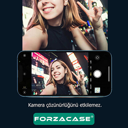 Forzacase iPhone 17 Pro ile uyumlu Kamera Camı Lens Koruyucu Halka Seti - FC381