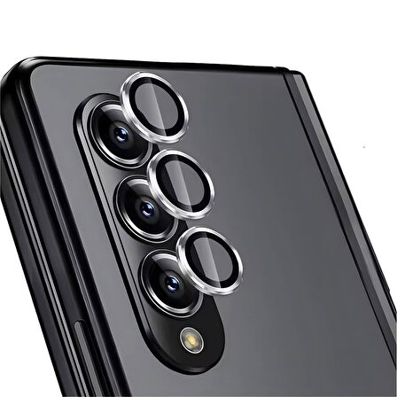 Forzacase Samsung Galaxy Z Fold 6 ile uyumlu Kamera Camı Lens Koruyucu Halka Seti - FC381