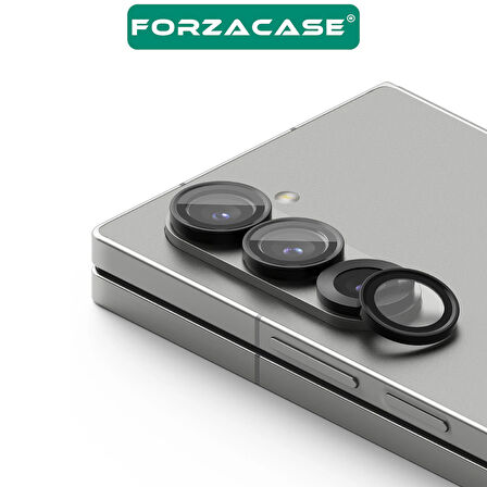 Forzacase Samsung Galaxy Z Fold 6 ile uyumlu Kamera Camı Lens Koruyucu Halka Seti - FC381