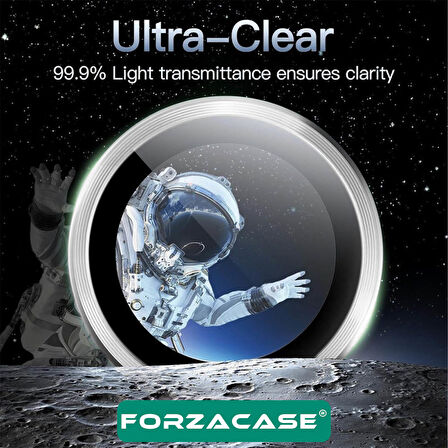 Forzacase Samsung Galaxy Z Flip 6 ile uyumlu Kamera Camı Lens Koruyucu Halka Seti - FC381
